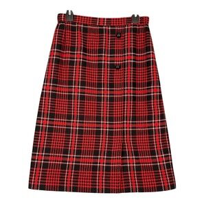 Lilli Ann Skirt Size 6 Classic Heritage Wool Vintage Made In USA 70s Old Money‎